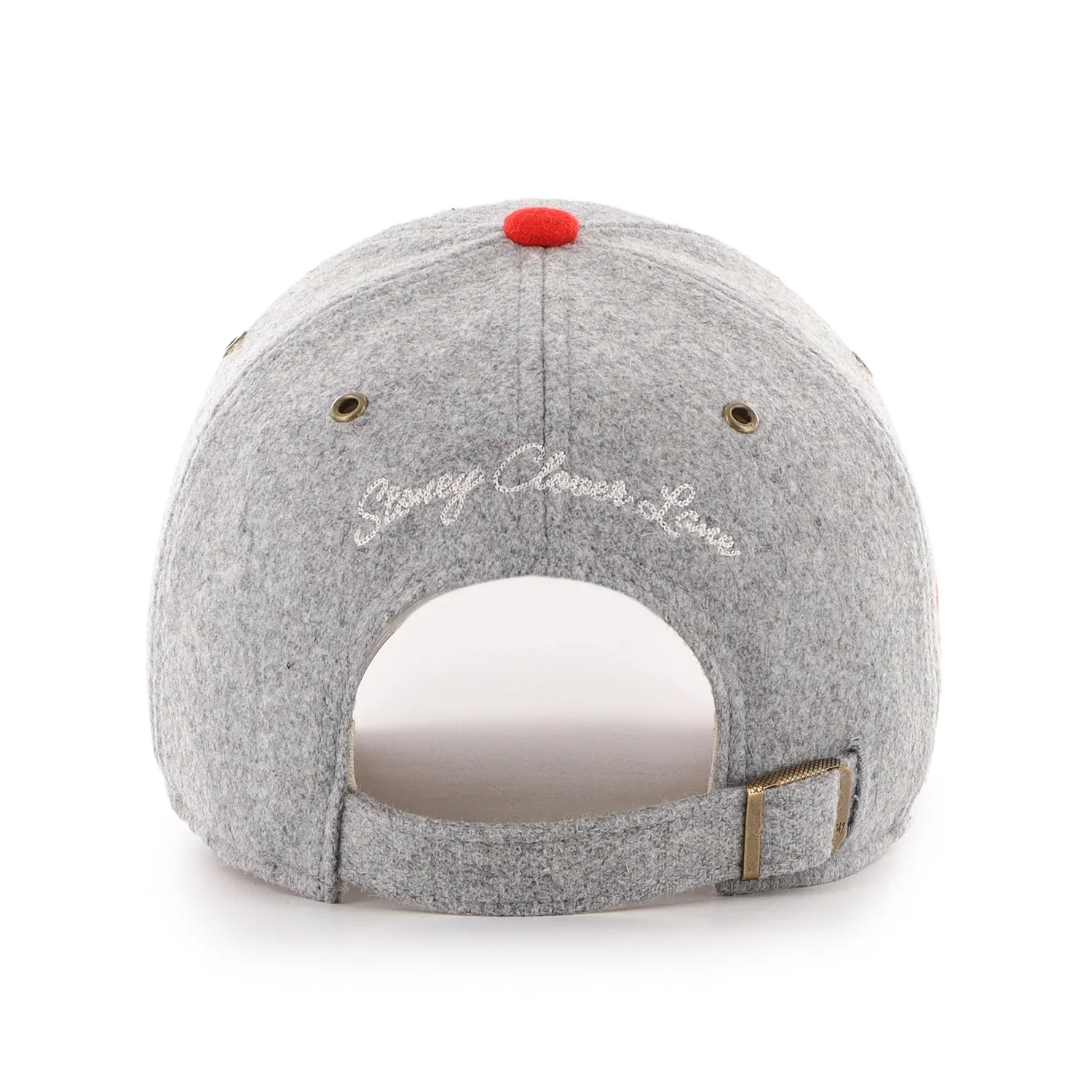 '47 Stoney Clover Lane X San Francisco 49ers Block Clean Up Hat in Gray/Scarlet - Image 5