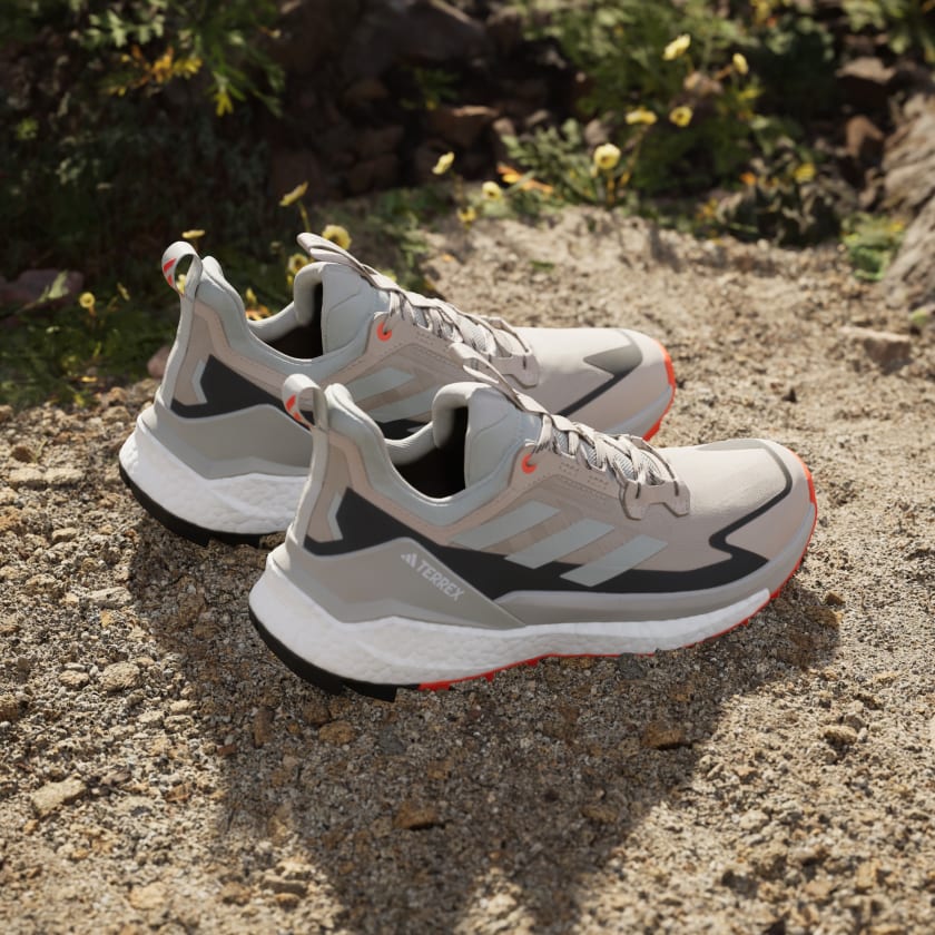 Adidas Women Terrex Free Hiker 2.0 Low Gore-Tex Hiking Shoe in Wonder Beige Grey - Image 5