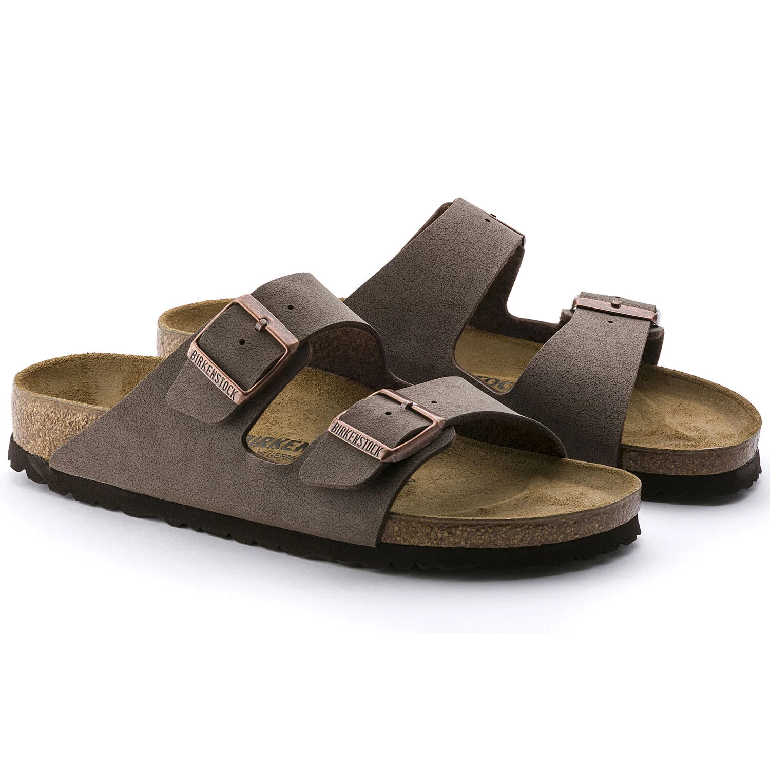 Birkenstock Arizona Birkibuc Classic Footbed Sandal in Mocca - Image 5