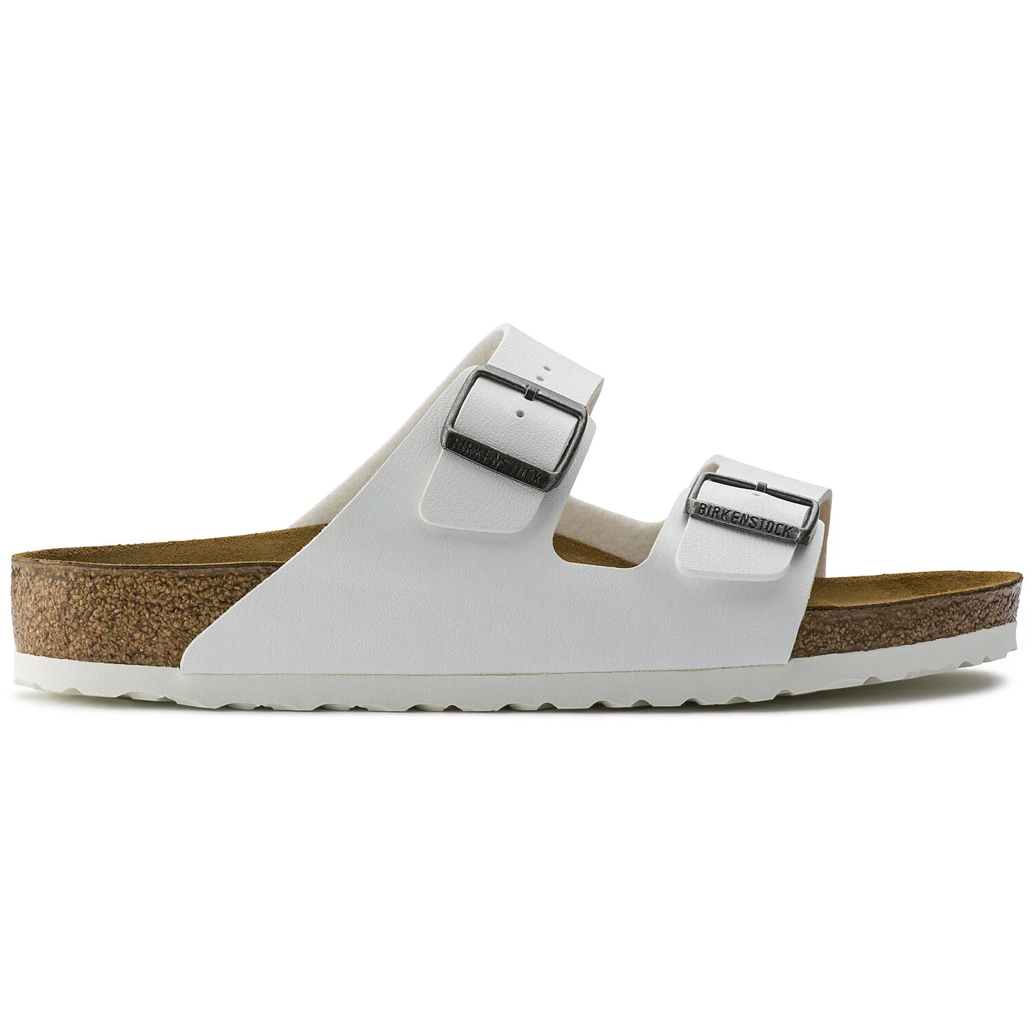 Birkenstock Arizona Birko-Flor Classic Footbed Sandal in White - Image 3