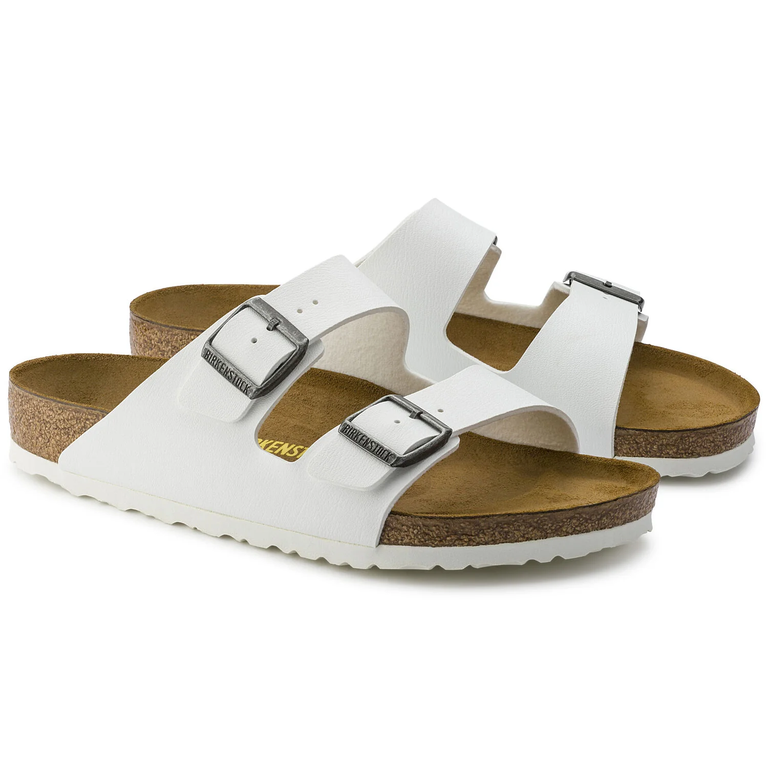 Birkenstock Arizona Birko-Flor Classic Footbed Sandal in White - Image 6
