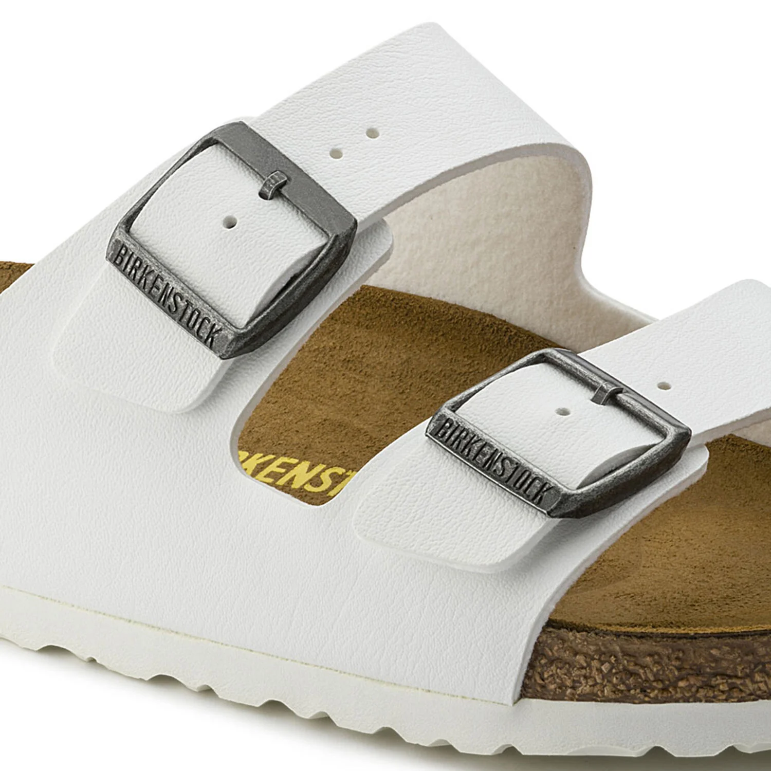 Birkenstock Arizona Birko-Flor Classic Footbed Sandal in White - Image 7