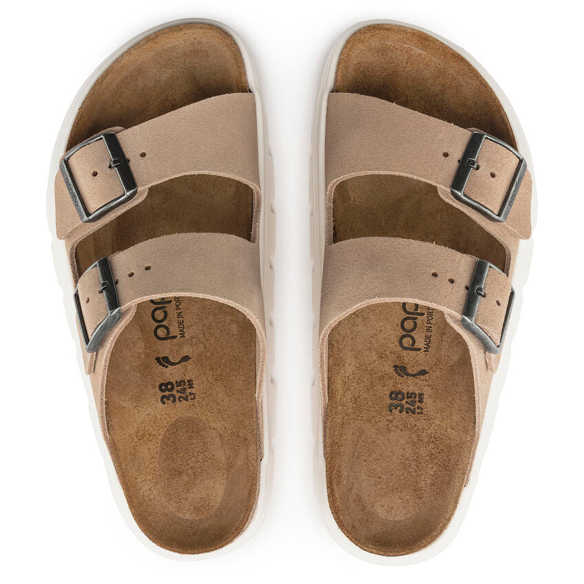Birkenstock Arizona Chunky Suede Leather in Warm Sand - Image 3