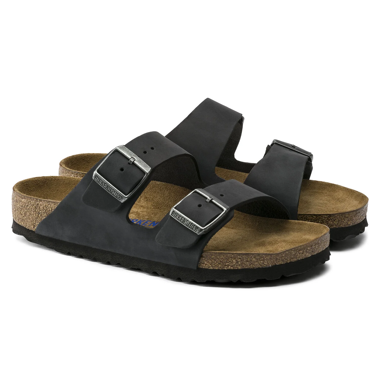 Birkenstock Arizona Soft Footbed Natural Leather Oiled in Black - Image 7