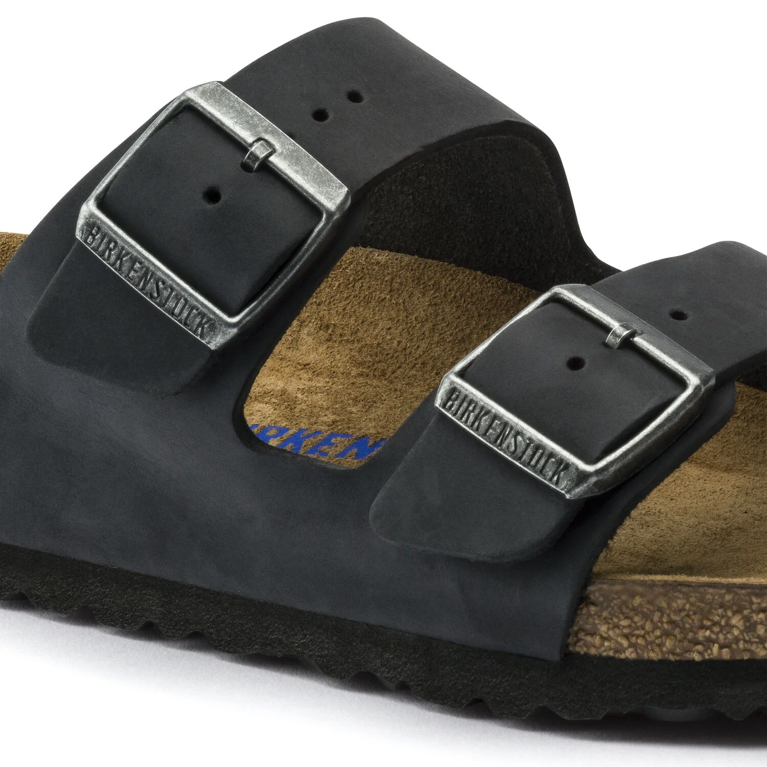 Birkenstock Arizona Soft Footbed Natural Leather Oiled in Black - Image 8