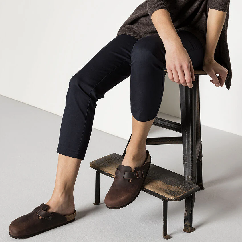 Birkenstock Boston Soft Footbed Oiled Leather in Habana - Image 4