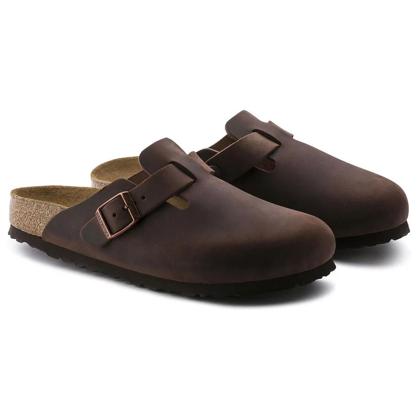 Birkenstock Boston Soft Footbed Oiled Leather in Habana - Image 7