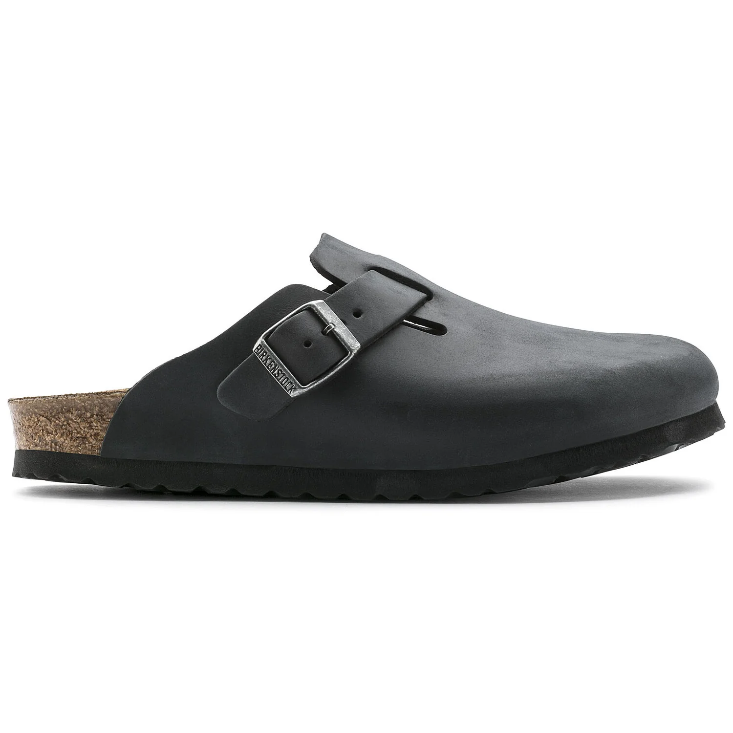 Birkenstock Boston Oiled Leather in Black - Image 3