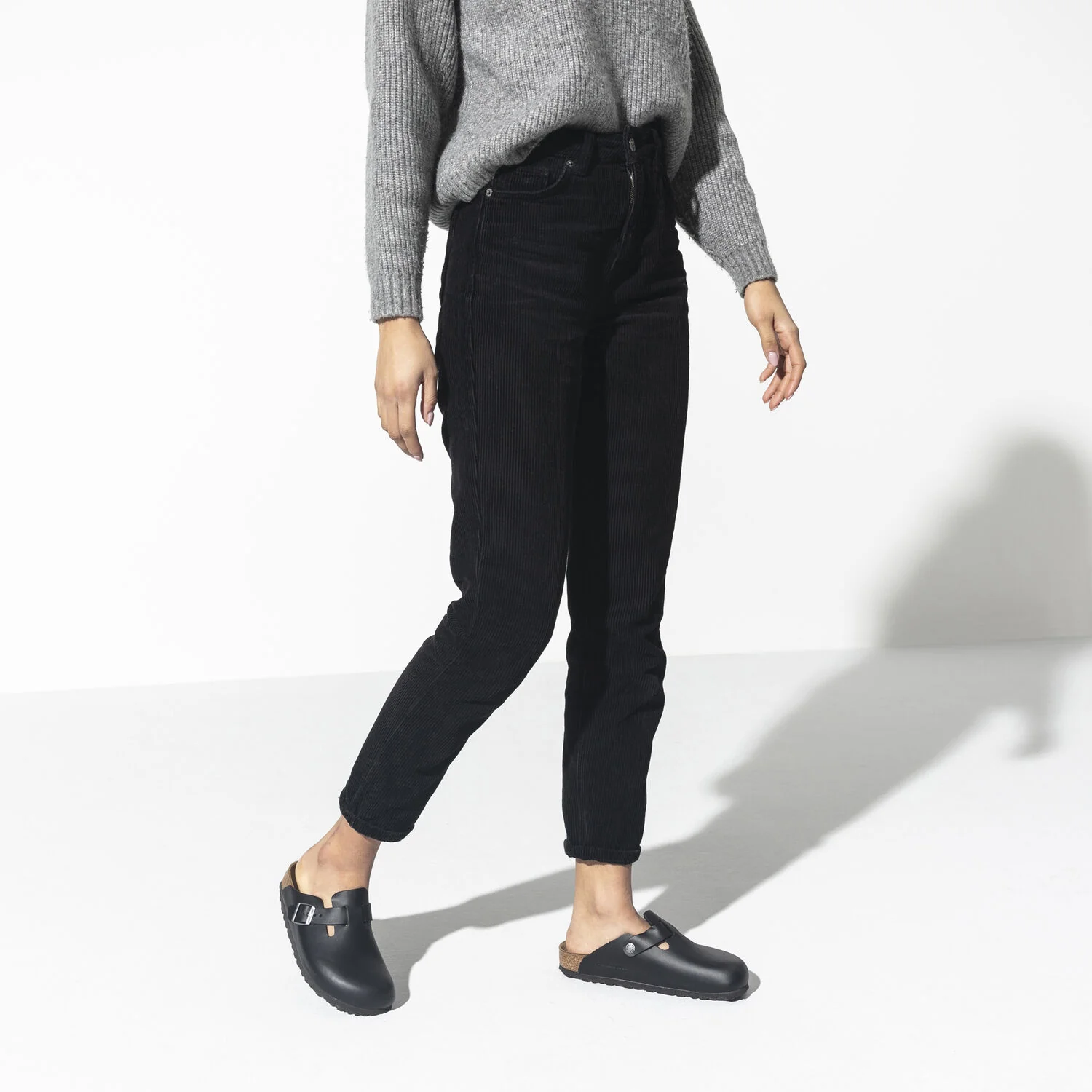 Birkenstock Boston Oiled Leather in Black - Image 4