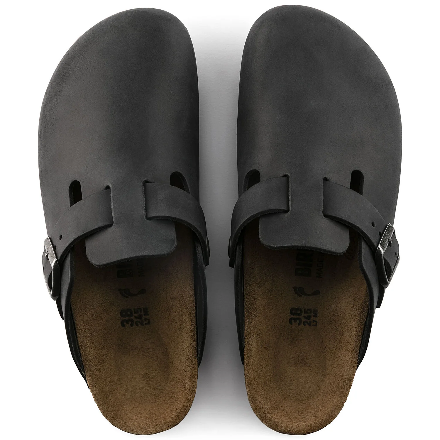 Birkenstock Boston Oiled Leather in Black - Image 6