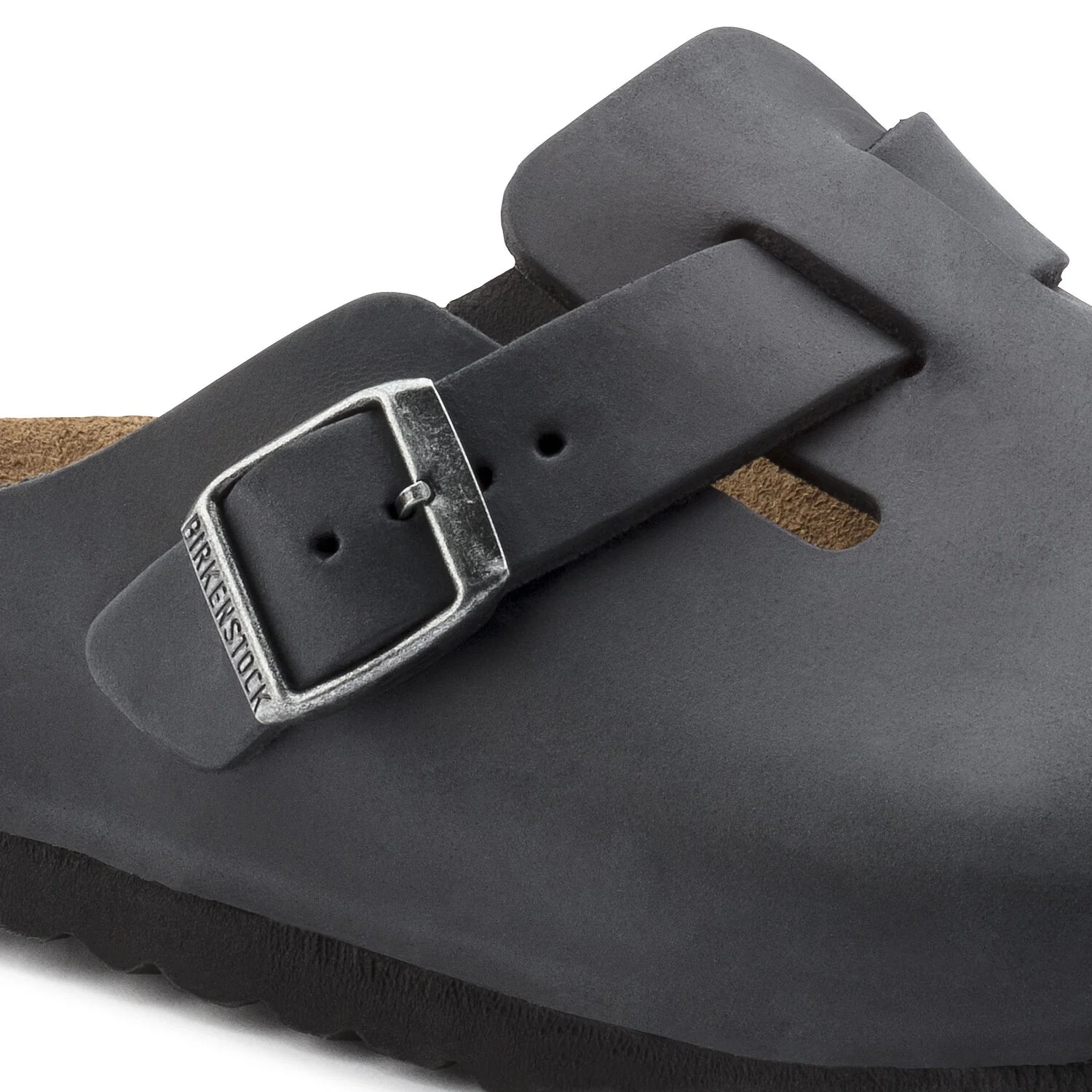 Birkenstock Boston Oiled Leather in Black - Image 8