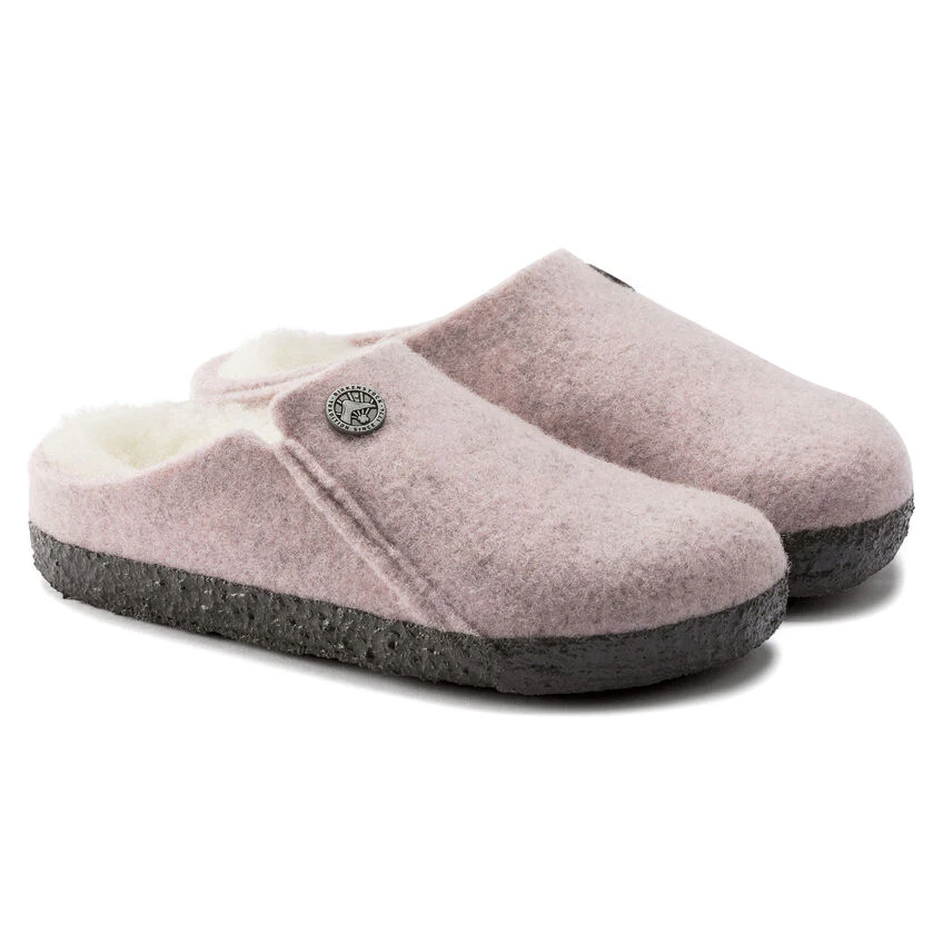 Birkenstock Kid's Zermatt Shearling in Soft Pink - Image 6