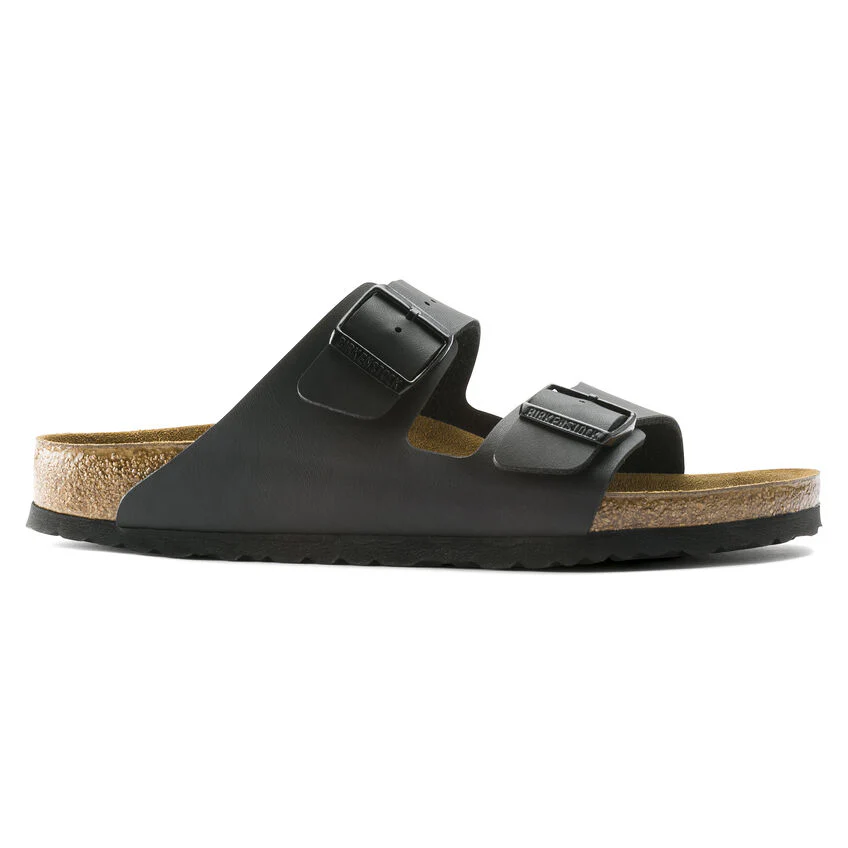 Birkenstock Arizona Birko-Flor Classic Footbed Sandal in Black - Image 3