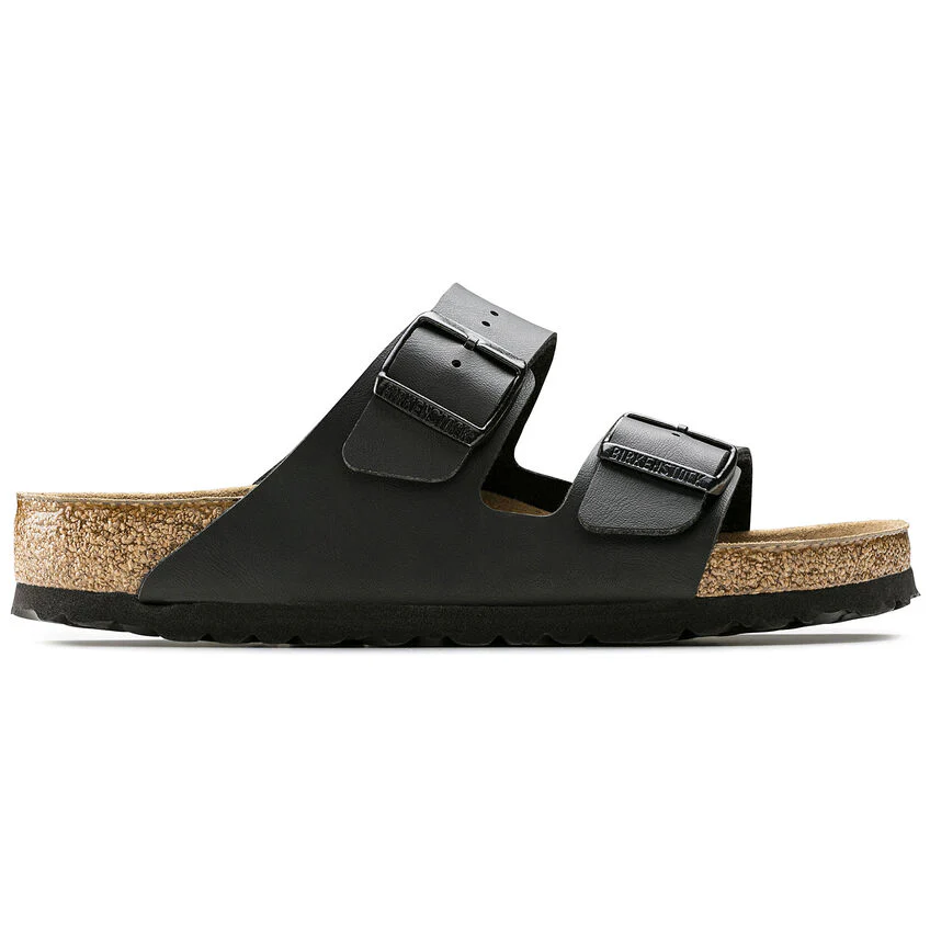 Birkenstock Arizona Birko-flor Soft Footbed Sandal in Black - Image 3