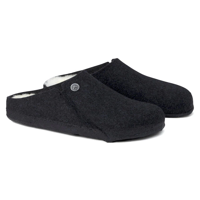 Birkenstock Zermatt Wool Felt Slipper in Anthracite - Image 7