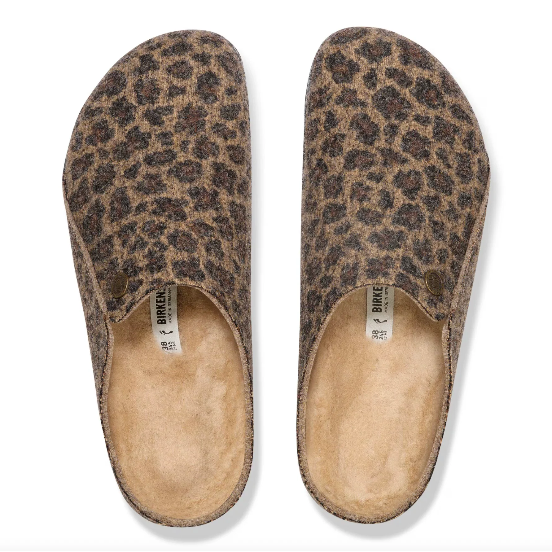 Birkenstock Women's Zermatt Wool Felt in Leo Toffee - Image 4