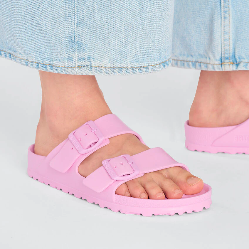 Birkenstock Women's Arizona EVA Essentials Sandal in Fondant Pink - Image 2