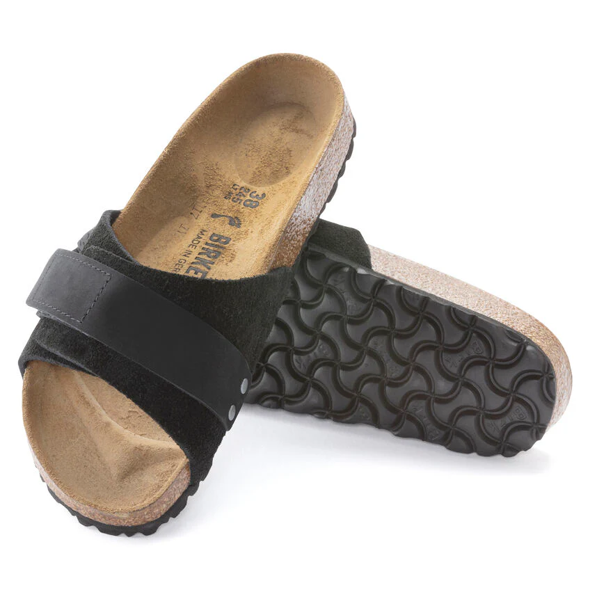 Birkenstock Women's Oita Suede Leather in Black - Image 4