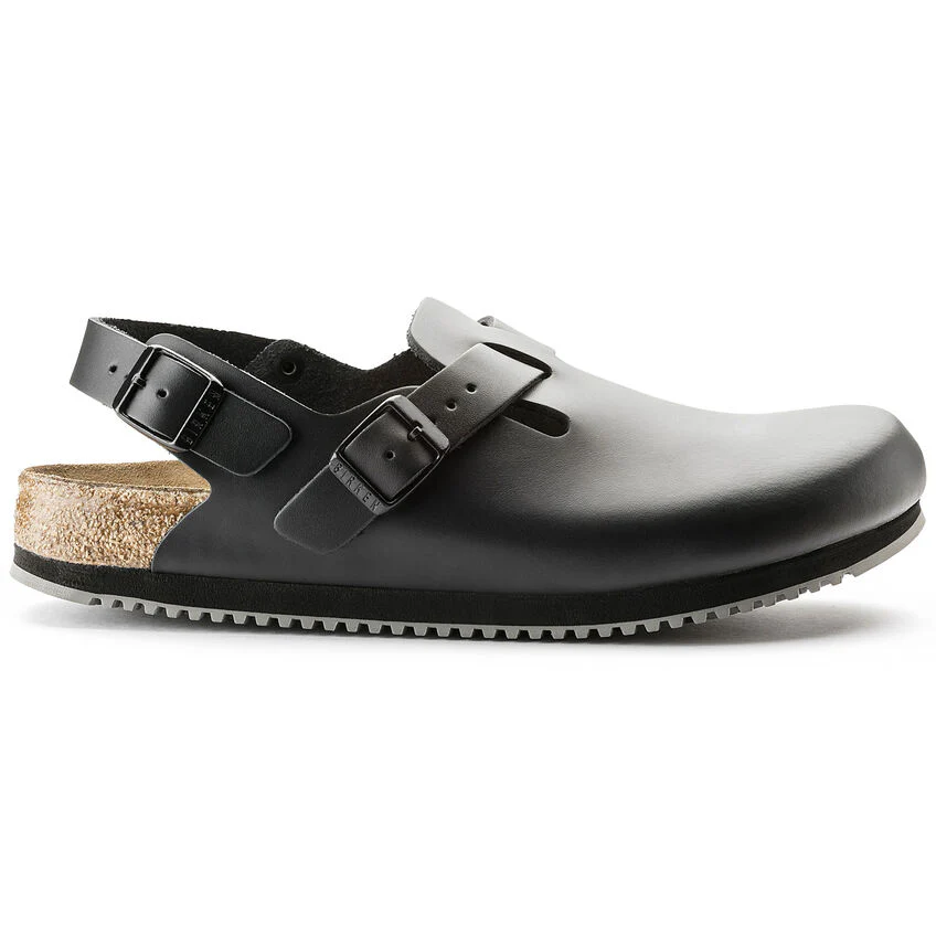 Birkenstock Tokio Super Grip Classic Footbed in Black - Image 3