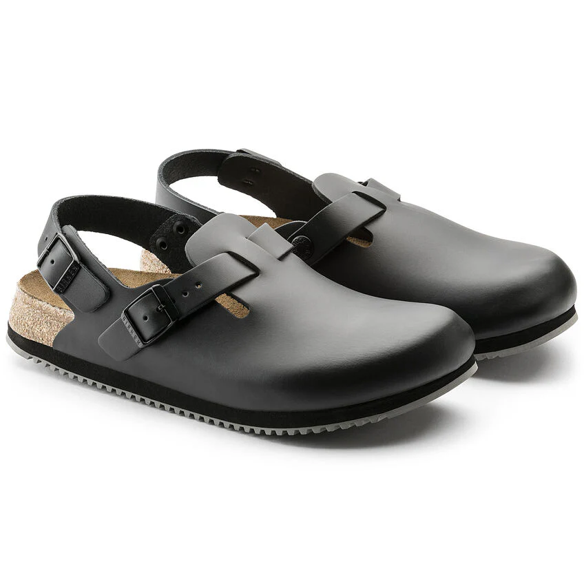 Birkenstock Tokio Super Grip Classic Footbed in Black - Image 8