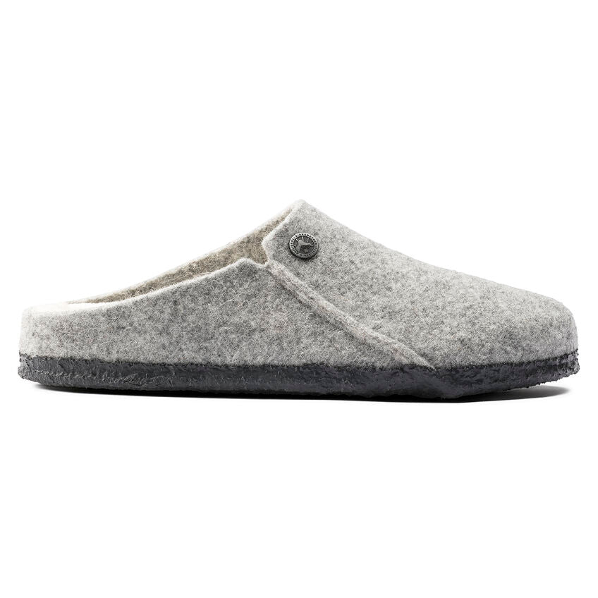 Birkenstock Zermatt Wool Felt Slipper in Light Gray - Image 3