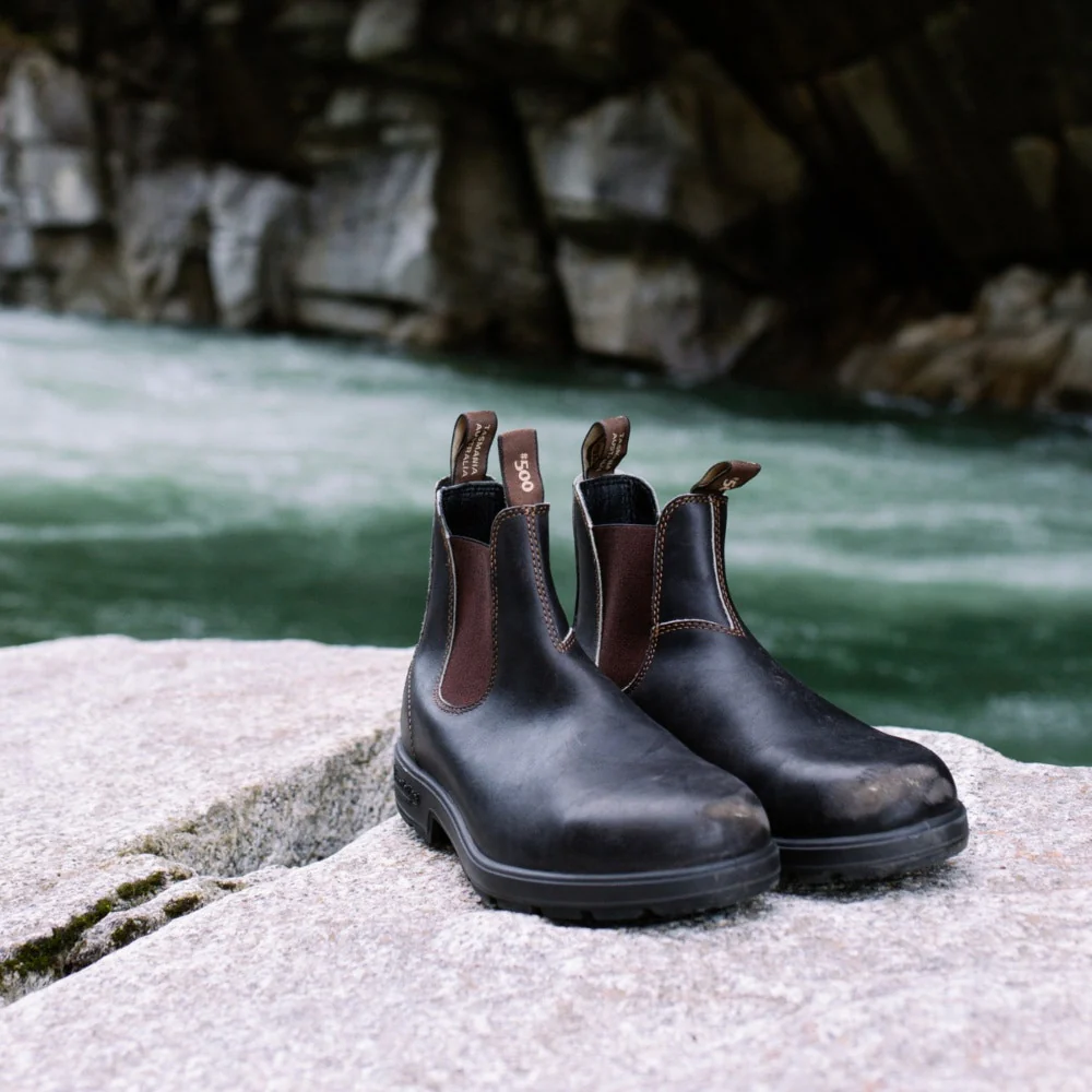 Blundstone Original 500 Chelsea Boots in Stout Brown - Image 3