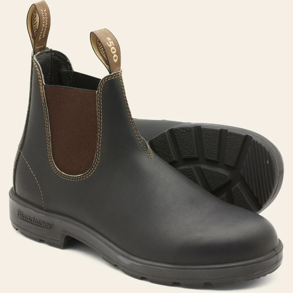 Blundstone Original 500 Chelsea Boots in Stout Brown - Image 4
