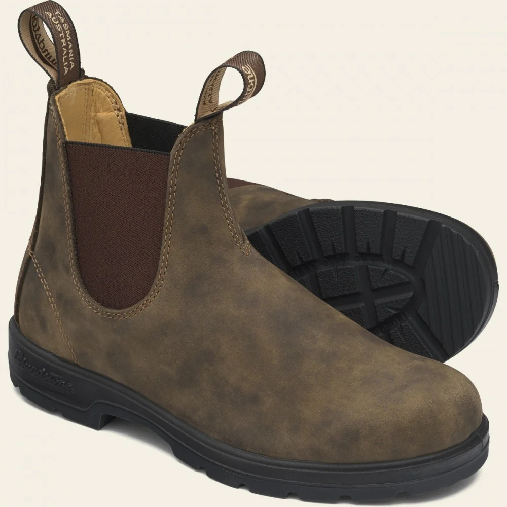 Blundstone Classic 585 Chelsea Boots in Rustic Brown - Image 4