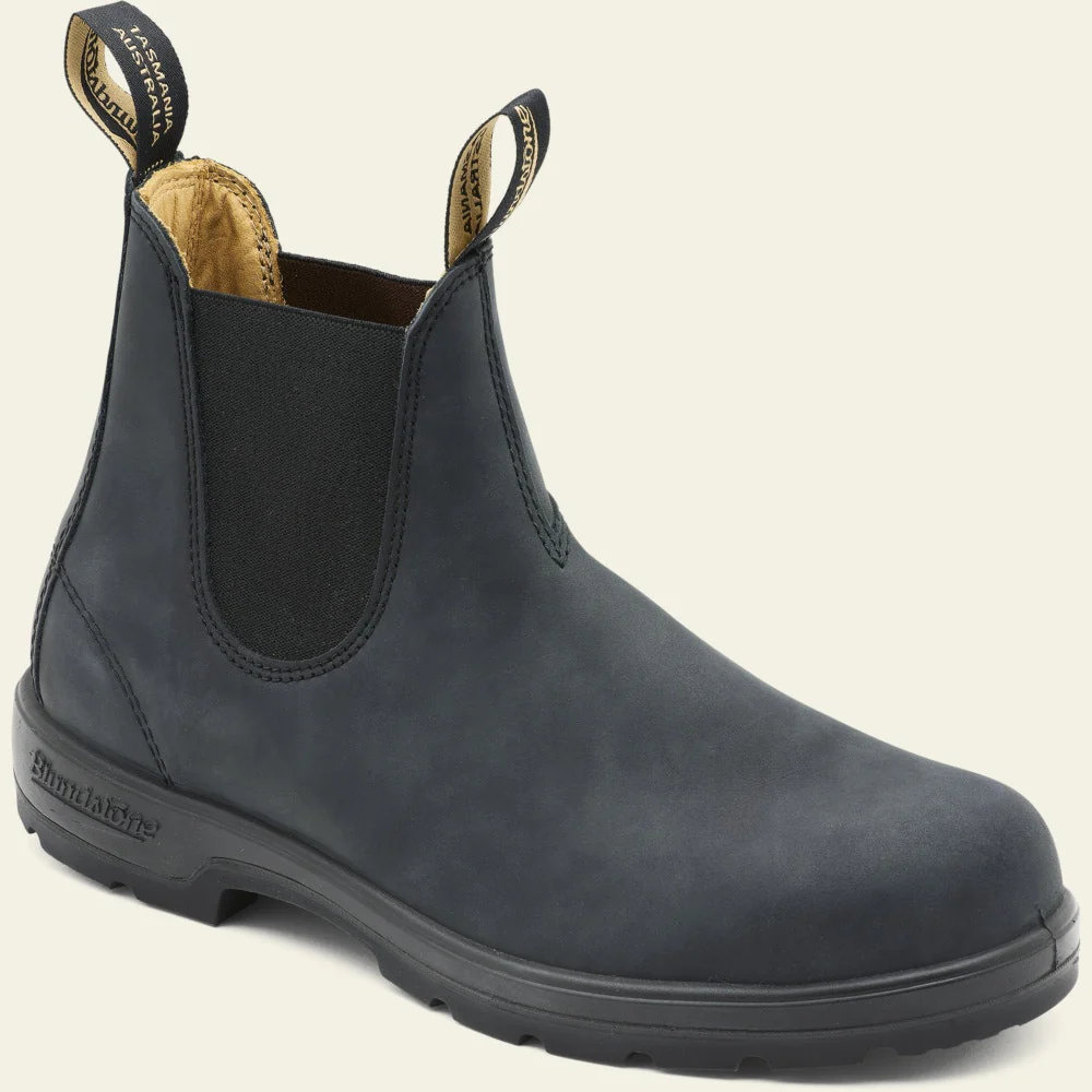 Blundstone Classic 587 Chelsea Boots in Rustic Black - Image 5