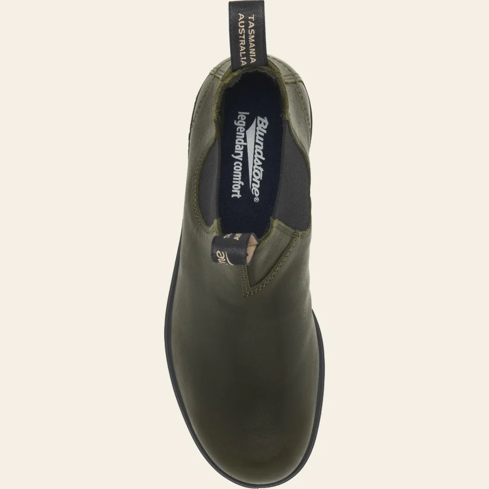 Blundstone Women's Classic 2052 Chelsea Boot in Leather Green - Image 5