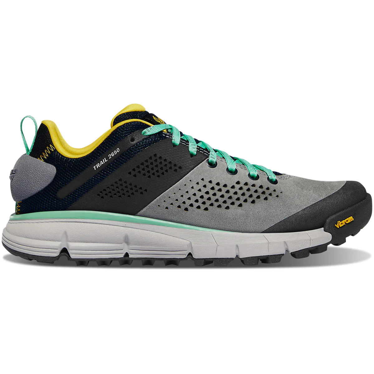 Danner Women's Trail 2650 3" In Gray/Blue/Spectra Yellow - Image 3