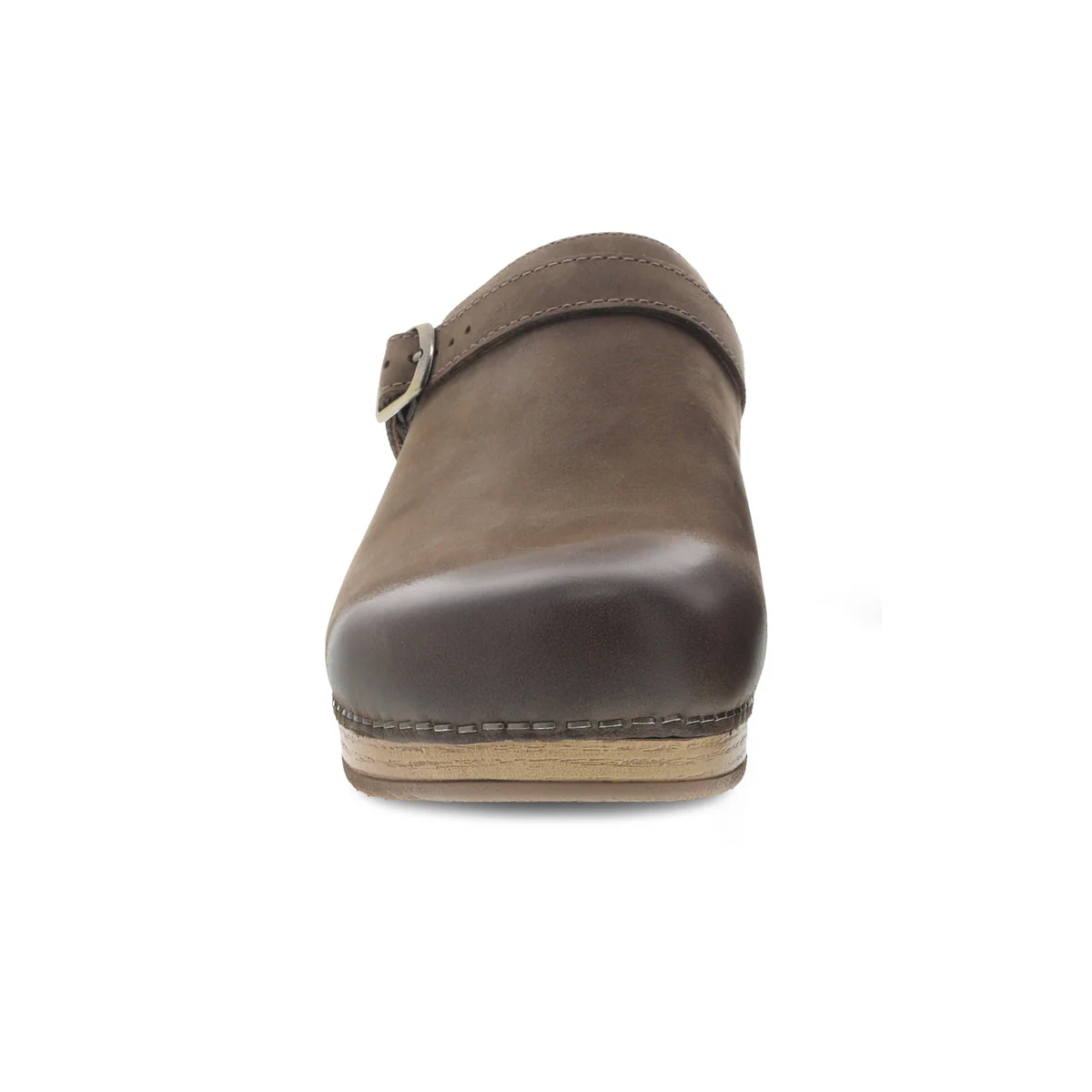 Dansko Women's Berry in Mushroom Burnished Nubuck Mule - Image 4