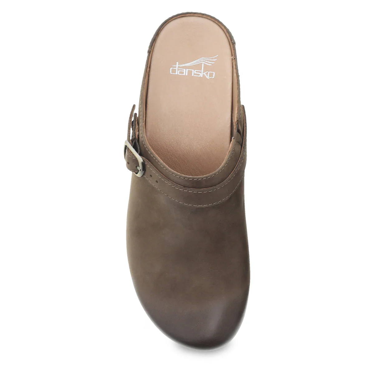 Dansko Women's Berry in Mushroom Burnished Nubuck Mule - Image 7