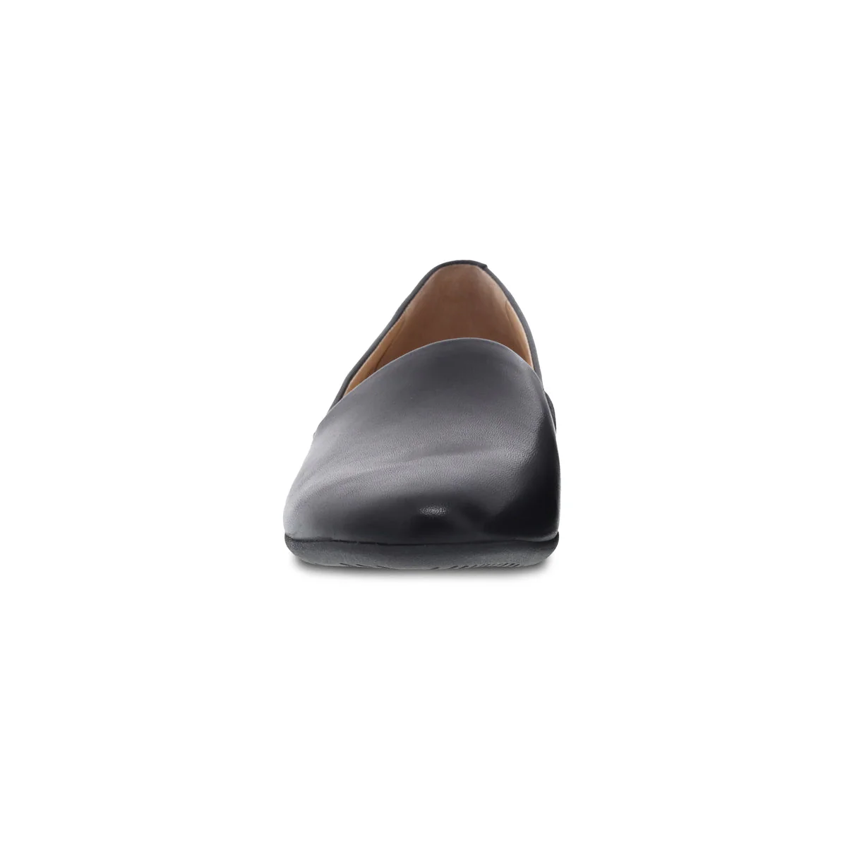 Dansko Women's Larisa in Black Milled Nappa Flat - Image 3