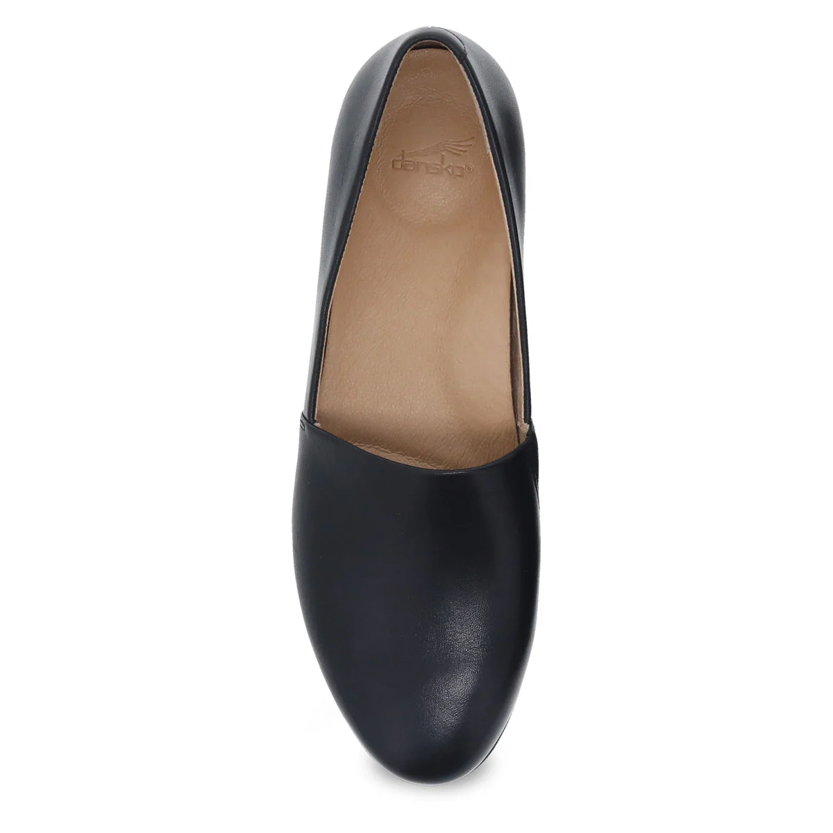 Dansko Women's Larisa in Black Milled Nappa Flat - Image 5