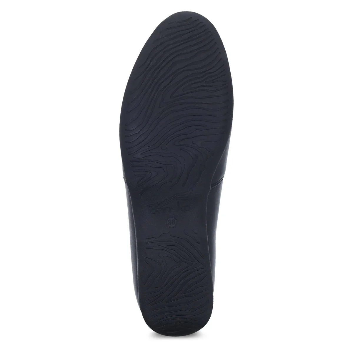 Dansko Women's Larisa in Black Milled Nappa Flat - Image 6