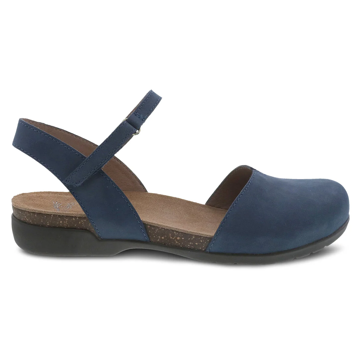 Dansko Women's Rowan in Navy Milled Nubuck Mary Jane - Image 3