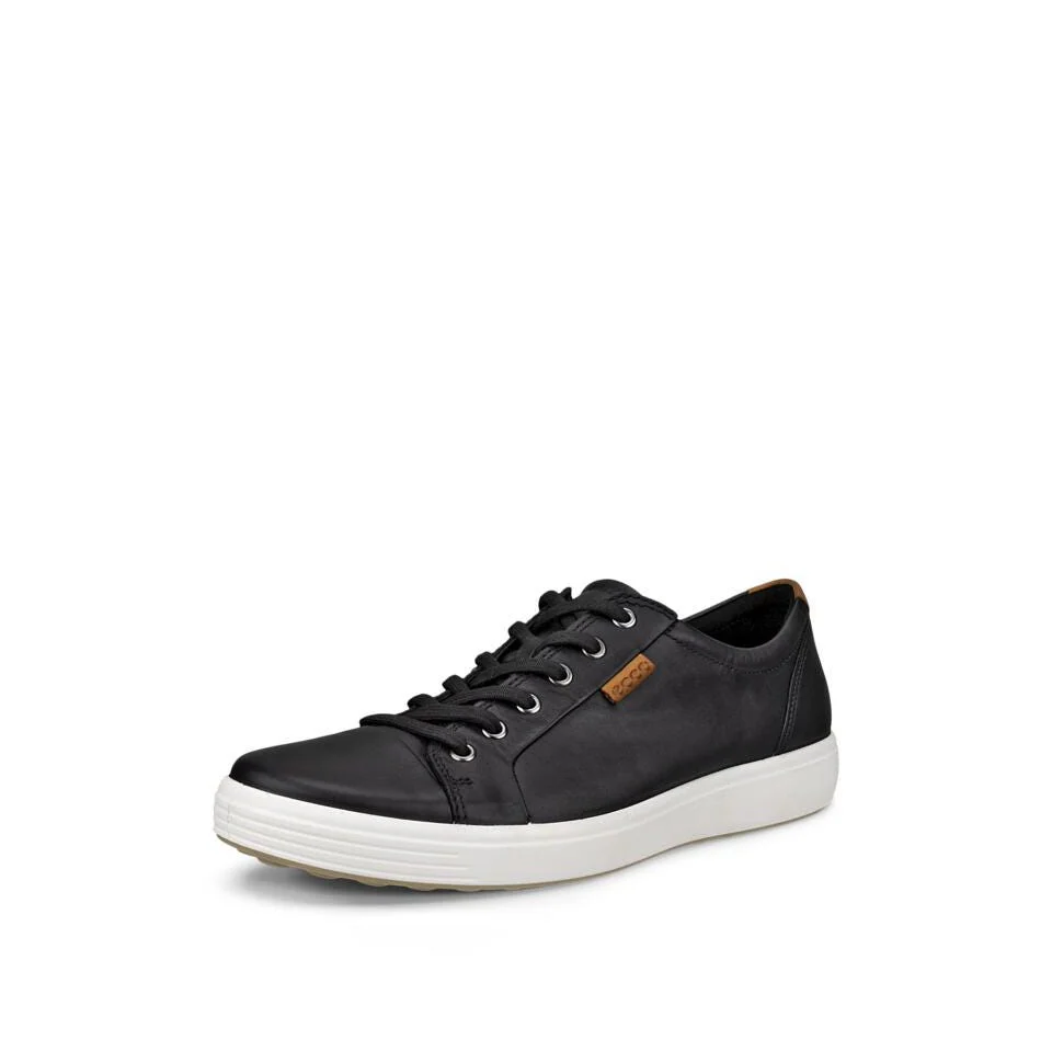 ECCO Men's Soft 7 Leather Sneaker - Image 3