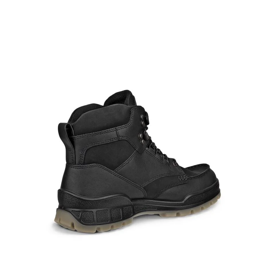 ECCO Men's Track 25 Leather Gore-Tex Mid-Cut Boot in Black - Image 3