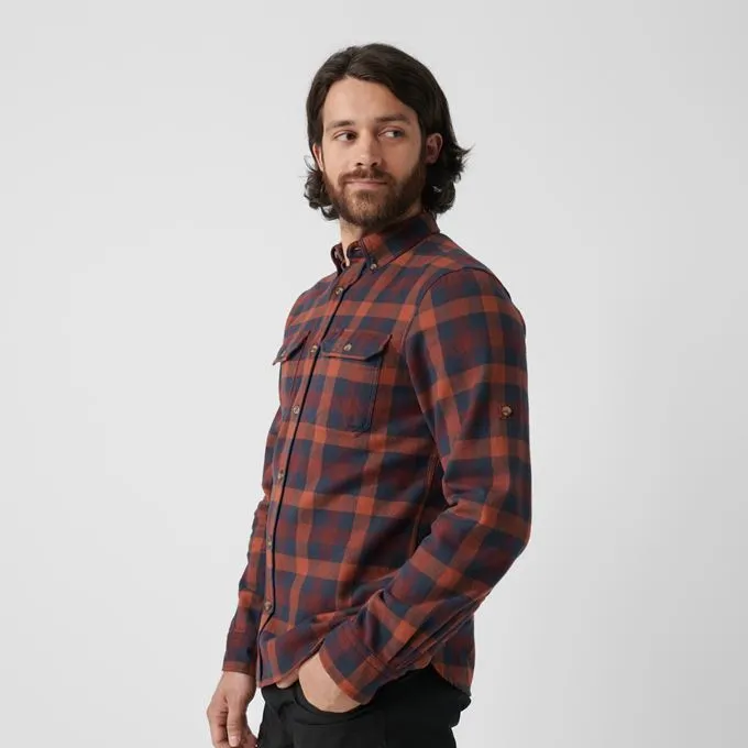 Fjallraven Men's Skog Shirt In True Red - Image 5