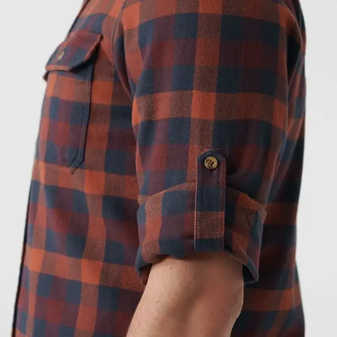 Fjallraven Men's Skog Shirt In True Red - Image 7