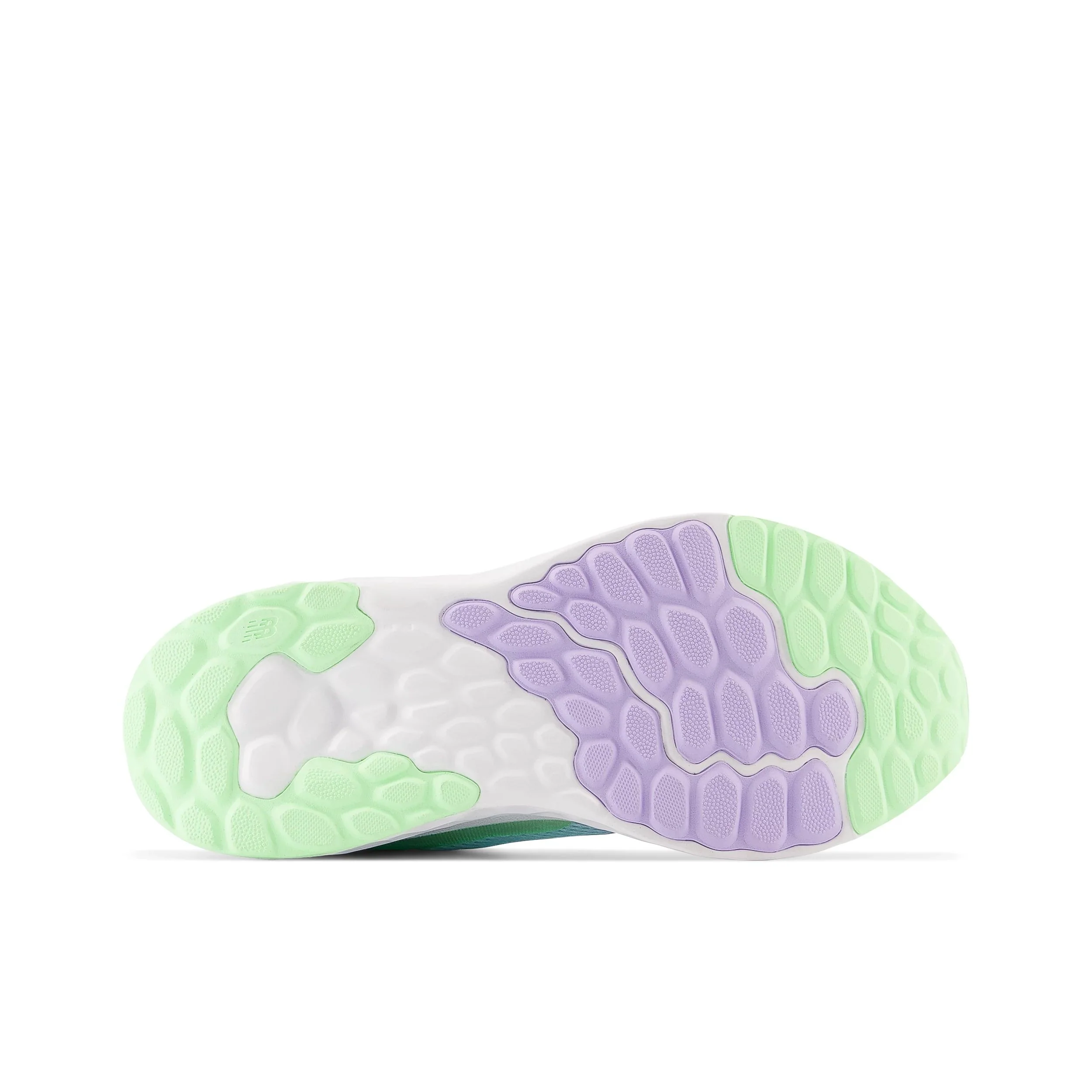 New Balance Big Kid's Fresh Foam Arishi v4 in Blue with Green Aura and Lilac Glo - Image 7