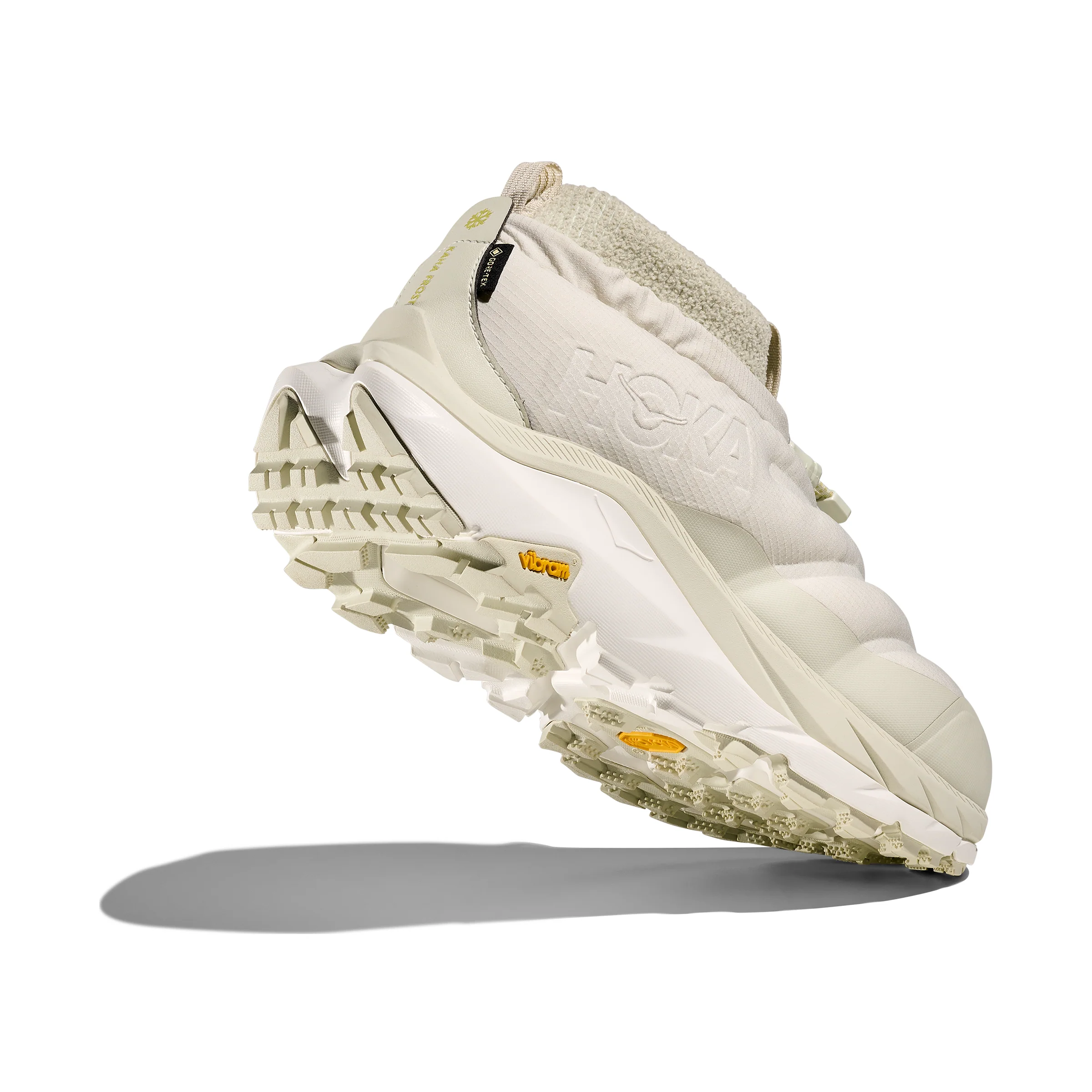Hoka Men's Kaha 2 Frost Moc GTX in Truffle Salt/White - Image 4