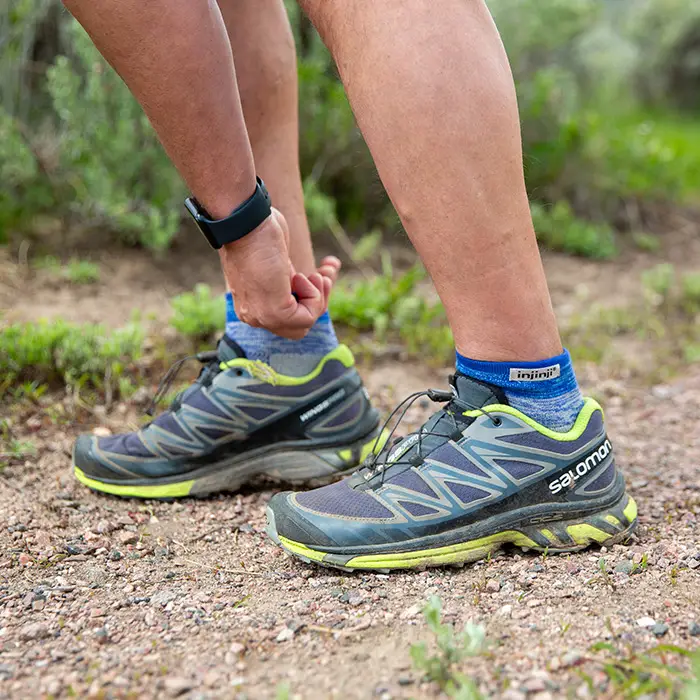 Injinji Men's Trail Midweight Mini-Crew in Neptune - Image 6