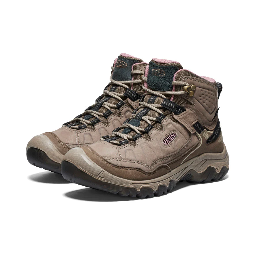 Keen Women's Targhee IV Waterproof Hiking Boot in Brindle Nostalgia Rose - Image 2