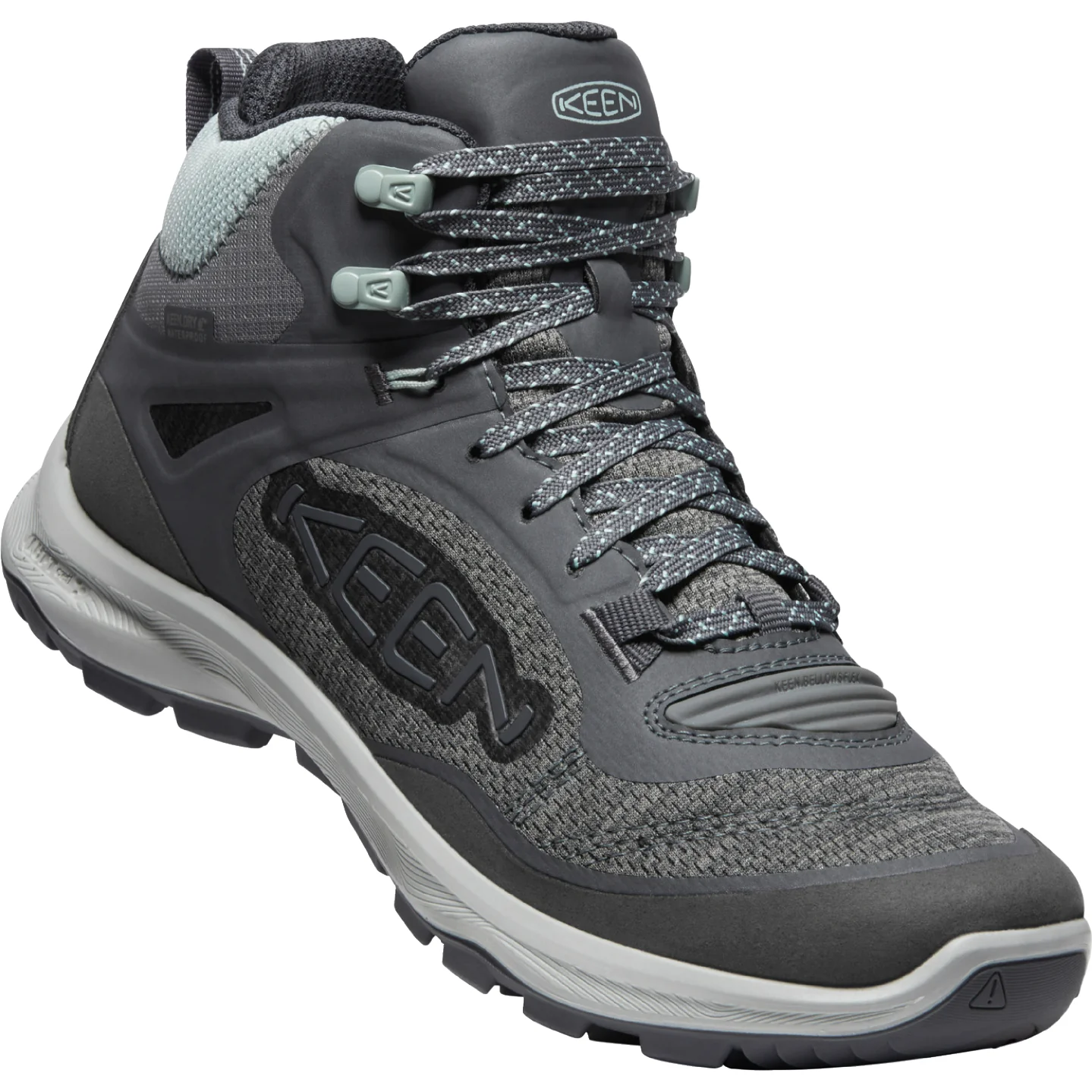 Keen Women's Terradora Flex Mid Waterproof Boot in Magnet Cloud Blue - Image 3