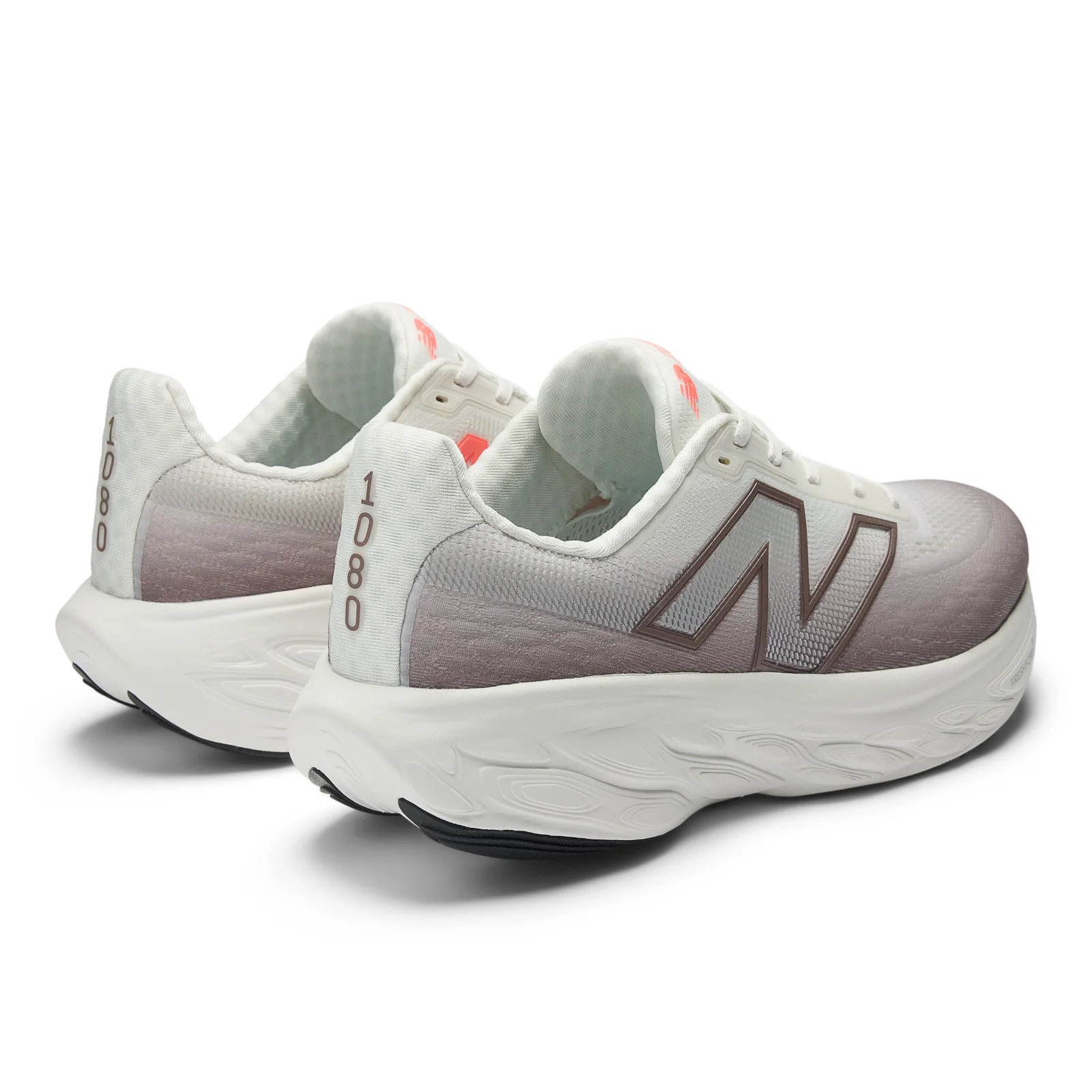 New Balance Men's Fresh Foam X 1080v14 in Earth Shadow with Reflection and Urgent Red - Image 13