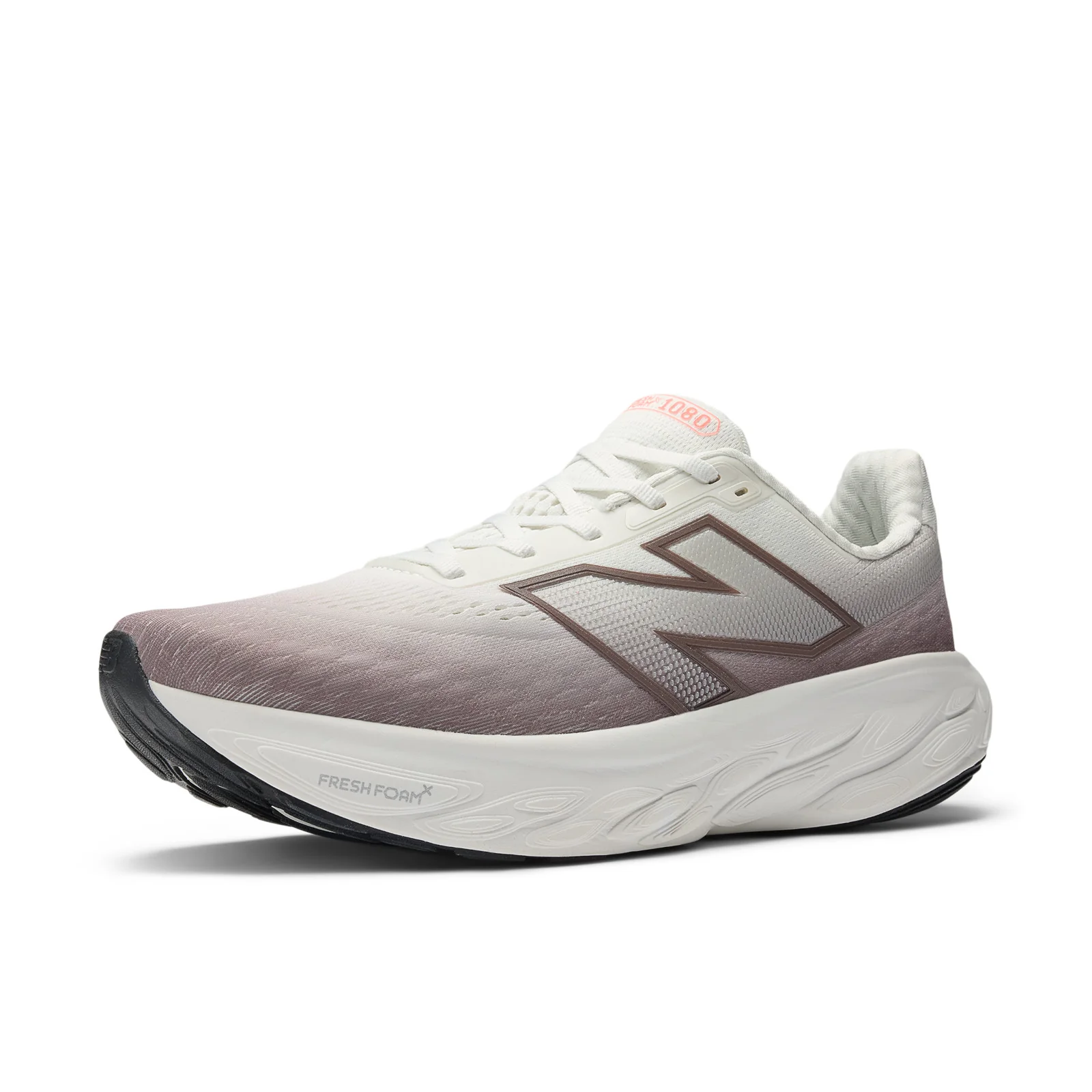 New Balance Men's Fresh Foam X 1080v14 in Earth Shadow with Reflection and Urgent Red - Image 8