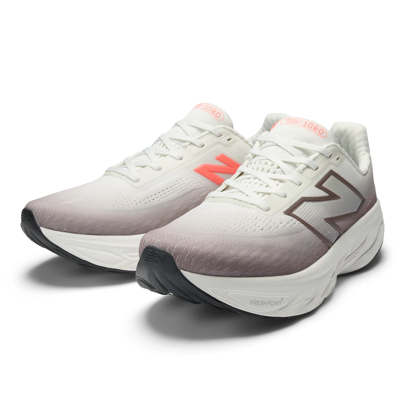 New Balance Men's Fresh Foam X 1080v14 in Earth Shadow with Reflection and Urgent Red - Image 9