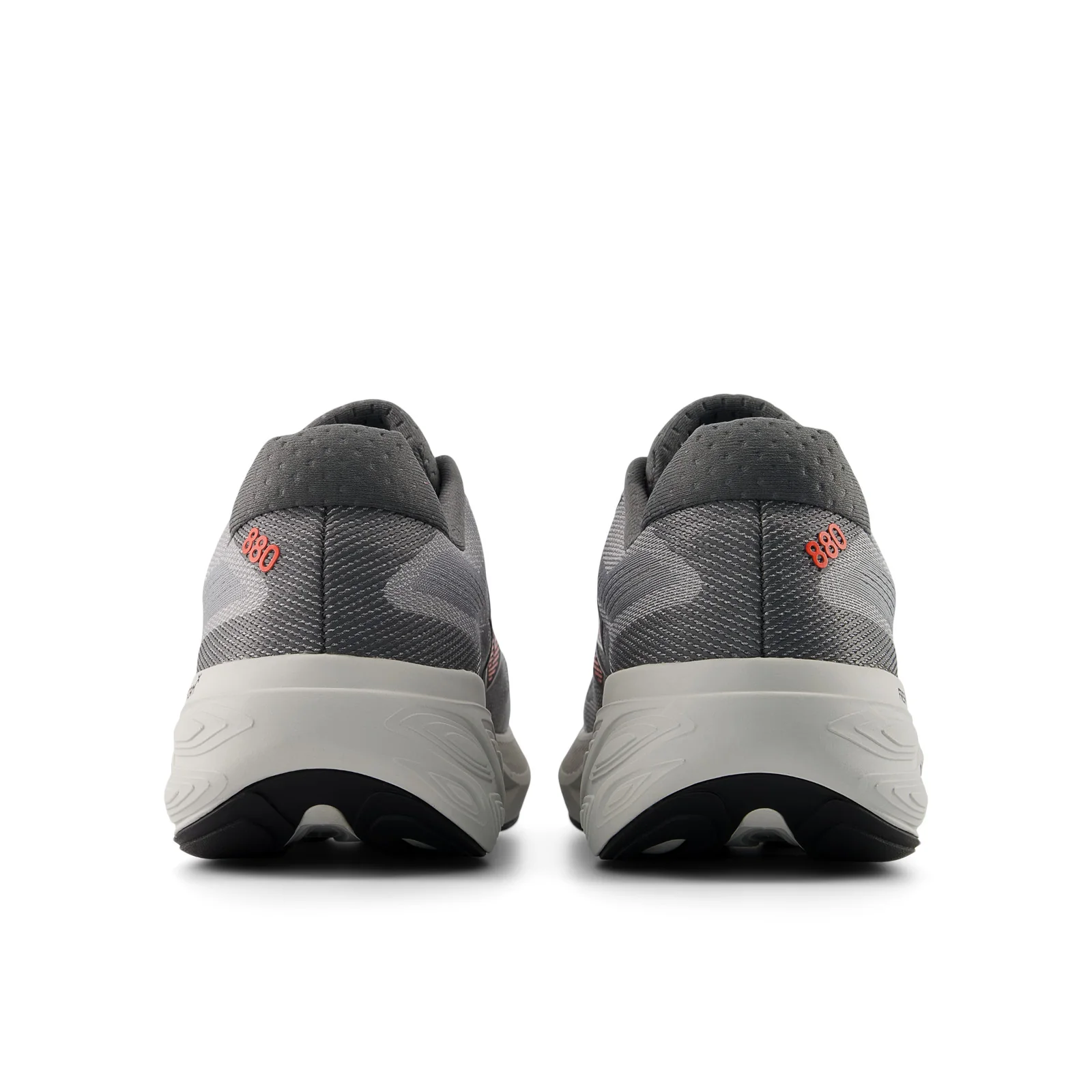 New Balance Men's Fresh Foam X 880v15 in Slate Grey with Reflection and Urgent Red - Image 3